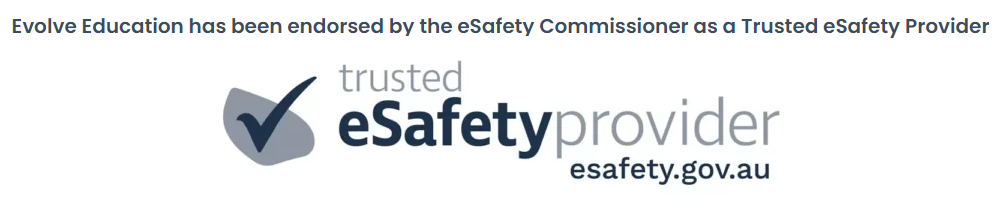 Evolve trusted esafety logo